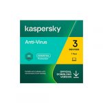 Kaspersky Anti-Virus 2022 | 3 Devices | 1 Year | PC